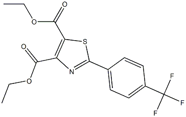 diethyl 2-[4-(trifluoroMethyl)phenyl]-1,3-thiazole-4,5-dicarboxylate CAS#: 444615-63-8