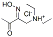 diethyl-[(2Z)-2-hydroxyimino-3-oxo-butyl]azanium chloride CAS#: 52900-90-0