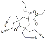 diethyl 3,3,5,5-tetrakis(2-cyanoethyl)-4-oxo-cyclohexane-1,1-dicarboxy late CAS#: 5408-02-6