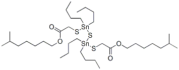 diisooctyl 2,2'-[(1,1,3,3-tetrabutyl-1,3-distannathianediyl)bis(thio)]diacetate CAS#: 52628-34-9