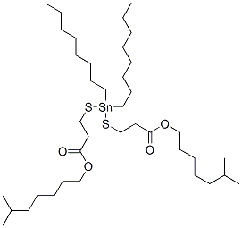 diisooctyl 3,3'-[(dioctylstannylene)bis(thio)]dipropionate CAS#: 50788-67-5