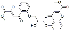 dimethyl 5,5'-[(2-hydroxytrimethylene)bis(oxy)]bis[4-oxo-4H-1-benzopyran-2-carboxylate] CAS#: 51471-26-2