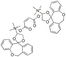 dimethyl[spiro[dibenz[b,e]oxepin-11(6H),2'-[1,3]dioxolane]-4'-methyl]ammonium maleate CAS#: 54061-21-1