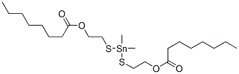(dimethylstannylene)bis(thioethane-1,2-diyl) dioctanoate CAS#: 57813-60-2