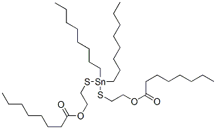 (dioctylstannylene)bis(thioethylene) dioctanoate CAS#: 59118-81-9