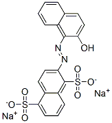 disodium 2-[(2-hydroxynaphthyl)azo]naphthalene-1,5-disulphonate CAS#: 59970-88-6
