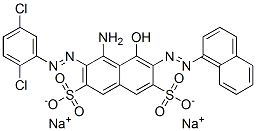 disodium 4-amino-3-[(2,5-dichlorophenyl)azo]-5-hydroxy-6-(1-naphthylazo)naphthalene-2,7-disulphonate CAS#: 5850-34-0
