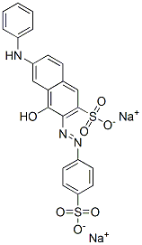 disodium 4-hydroxy-6-(phenylamino)-3-[(4-sulphonatophenyl)azo]naphthalene-2-sulphonate CAS#: 6222-56-6