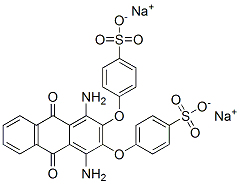 disodium 4,4'-[(1,4-diamino-9,10-dihydro-9,10-dioxo-2,3-anthrylene)bis(oxy)]bis[benzenesulphonate] CAS#: 6408-73-7