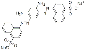 disodium 4,4'-[(4,6-diamino-1,3-phenylene)bis(azo)]bisnaphthalene-1-sulphonate CAS#: 5850-05-5