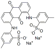 disodium 4,4'-[(9,10-dihydro-9,10-dioxo-1,8-anthrylene)diimino]bis(toluene-3-sulphonate) CAS#: 6408-68-0