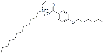 (dodecyl)ethyldimethylammonium p-(hexyloxy)benzoate CAS#: 56955-78-3