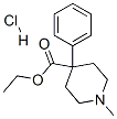 ethyl 1-methyl-4-phenyl-piperidine-4-carboxylate hydrochloride CAS#: 55989-09-8