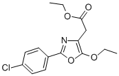 ethyl 2-(4-chlorophenyl)-5-ethoxy-4-oxazoleacetate CAS#: 59399-41-6