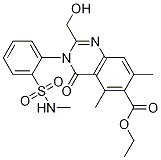 ethyl 2-(hydroxymethyl)-5,7-dimethyl-3-(2-(N-methylsulfamoyl)phenyl)-4-oxo-3,4-dihydroquinazoline-6-carboxylate CAS#: 581106-13-0