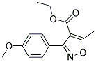 ethyl 3-(4-methoxyphenyl)-5-methylisoxazole-4-carboxylate CAS#: 495417-31-7