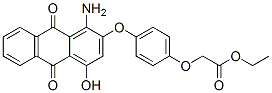 ethyl [4-[(1-amino-9,10-dihydro-4-hydroxy-9,10-dioxo-2-anthryl)oxy]phenoxy]acetate CAS#: 52236-80-3
