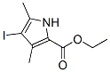 ethyl 4-iodo-3,5-dimethyl-1H-pyrrole-2-carboxylate CAS#: 5408-08-2