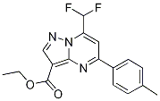 ethyl 7-(difluoromethyl)-5-(4-methylphenyl)pyrazolo[1,5-a]pyrimidine-3-carboxylate CAS#: 438218-13-4