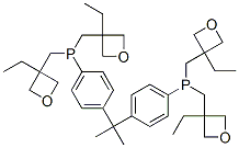 isopropylidenedi-p-phenylenebis[bis[(3-ethyl-3-oxetanyl)methyl]phosphine] CAS#: 53184-75-1