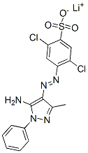 lithium 4-[(5-amino-3-methyl-1-phenyl-1H-pyrazol-4-yl)azo]-2,5-dichlorobenzenesulphonate CAS#: 52236-73-4