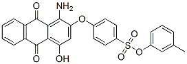 m-tolyl p-[(1-amino-9,10-dihydro-4-hydroxy-9,10-dioxo-2-anthryl)oxy]benzenesulphonate CAS#: 5517-35-1