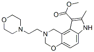 methyl 1,2,3,7-tetrahydro-8-methyl-2-(2-morpholinoethyl)pyrrolo[3.2-f][1,3]benzoxazine-9-carboxylate CAS#: 54436-08-7