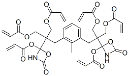 (methyl-1,3-phenylene)bis[iminocarbonyloxy[2,2-bis[[(1-oxoallyl)oxy]methyl]]-3,1-propanediyl] diacrylate CAS#: 51160-64-6