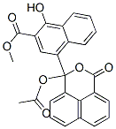 methyl 4-[1-(acetoxy)-3-oxo-1H,3H-naphtho[1,8-cd]pyran-1-yl]-1-hydroxy-2-naphthoate CAS#: 52435-87-7