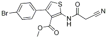 methyl 4-(4-bromophenyl)-2-[(cyanoacetyl)amino]thiophene-3-carboxylate CAS#: 545385-40-8