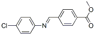 methyl 4-[[(4-chlorophenyl)imino]methyl]benzoate CAS#: 59584-22-4