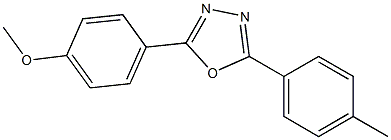 methyl 4-[5-(4-methylphenyl)-1,3,4-oxadiazol-2-yl]phenyl ether CAS#: 52596-94-8