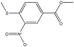 methyl 4-(methylsulfanyl)-3-nitrobenzenecarboxylate CAS#: 51919-71-2