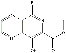 methyl 5-bromo-8-hydroxy-1,6-naphthyridine-7-carboxylate CAS#: 410544-37-5