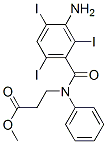 methyl N-(3-amino-2,4,6-triiodobenzoyl)-N-phenyl-beta-alaninate CAS#: 51934-66-8