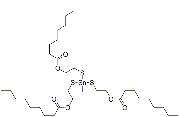 (methylstannylidyne)tris(thioethane-1,2-diyl) trinonan-1-oate CAS#: 59118-93-3