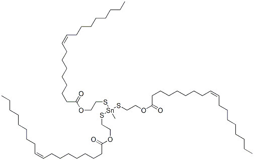 (methylstannylidyne)tris(thioethylene) trioleate CAS#: 59118-79-5