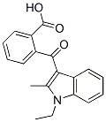 o-[(1-Ethyl-2-methyl-1H-indol-3-yl)carbonyl]benzoic acid CAS#: 51389-84-5