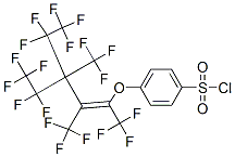 p-[[4,4,5,5,5-pentafluoro-3-(pentafluoroethyl)-1,2,3-tris(trifluoromethyl)pent-1-enyl]oxy]benzenesulphonyl chloride CAS#: 51947-19-4
