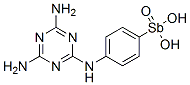 p-[(4,6-Diamino-1,3,5-triazin-2-yl)amino]phenylstibonic acid CAS#: 587-31-5