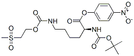 p-nitrophenyl N2-(tert-butoxycarbonyl)-N6-[[2-(methylsulphonyl)ethoxy]carbonyl]-L-lysinate CAS#: 58082-65-8