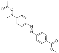 p-[[p-(Acetyloxymethylamino)phenyl]azo]benzoic acid methyl ester CAS#: 55936-76-0