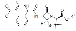 potassium [2S-(2alpha,5alpha,beta)]-6-[[[(3-methoxy-1-methyl-3-oxoprop-1-enyl)amino]phenylacetyl]amino]-3,3-dimethyl-7-oxo-4-thia-1-azabicyclo[3.2.0]heptane-2-carboxylate CAS#: 51704-19-9