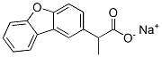 sodium .alpha.-methyldibenzofuran-2-acetate CAS#: 51498-24-9