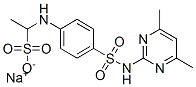 sodium 1-[[4-[[(4,6- dimethyl-2-pyrimidinyl)amino]sulphonyl]phenyl]amino]ethanesulphonate CAS#: 59672-31-0