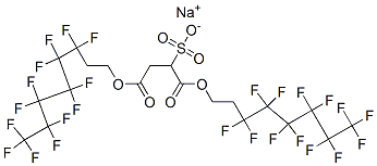 sodium 1,4-bis(3,3,4,4,5,5,6,6,7,7,8,8,8-tridecafluorooctyl) sulphonatosuccinate CAS#: 54950-05-9