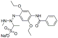 sodium 2-[3-(4-benzamido-2,5-diethoxyphenyl)-1-methyl-2-triazen-]ethanesulphonate CAS#: 5165-82-2