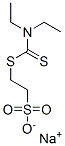 sodium 2-[[(diethylamino)thioxomethyl]thio]ethanesulphonate CAS#: 5353-48-0