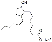 sodium 2-hexyl-5-hydroxycyclopentaneheptanoate CAS#: 56695-66-0
