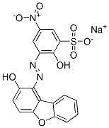 sodium 2-hydroxy-3-[(2-hydroxy-1-dibenzofuryl)azo]-5-nitrobenzenesulphonate CAS#: 6232-51-5